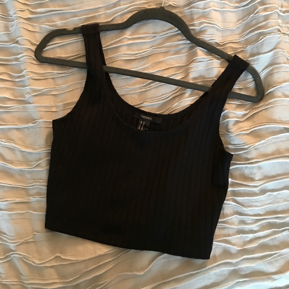 Black Crop Top