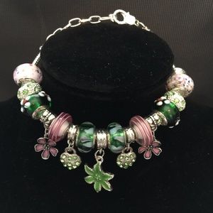 Hand Made Pandora Style Bracelet