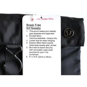 Lululemon Break Free Sweaty Pouch
