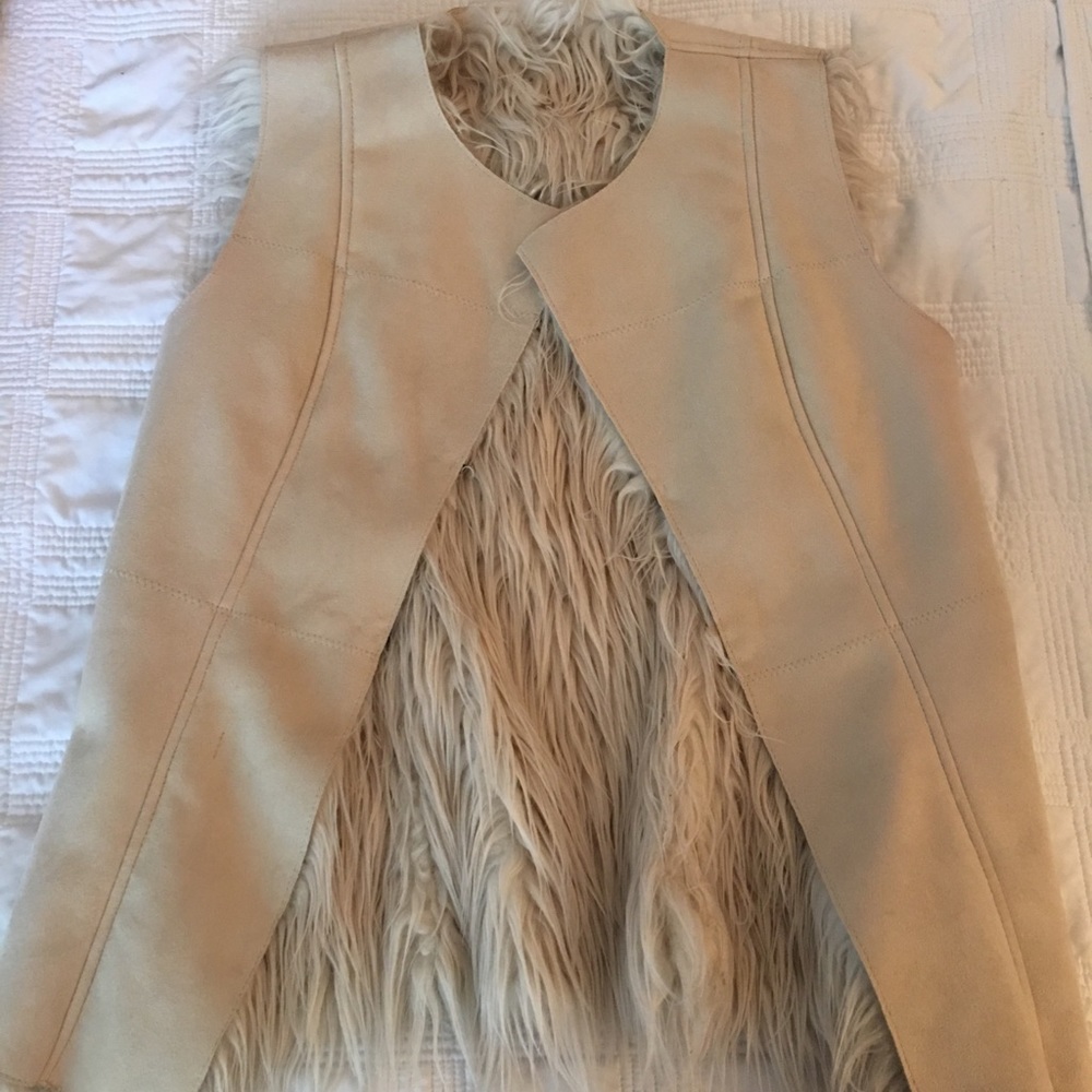 Faux fur luxury vest