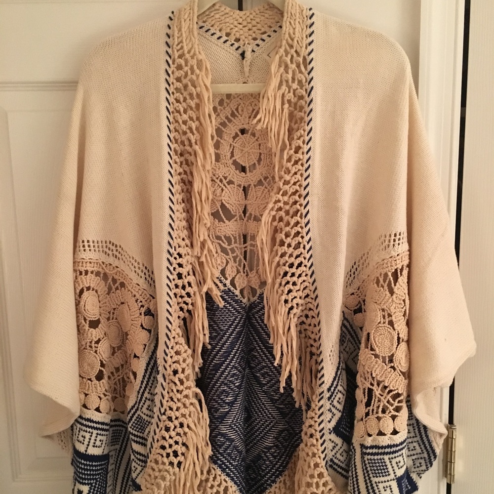 Anthropologie Chapala Poncho