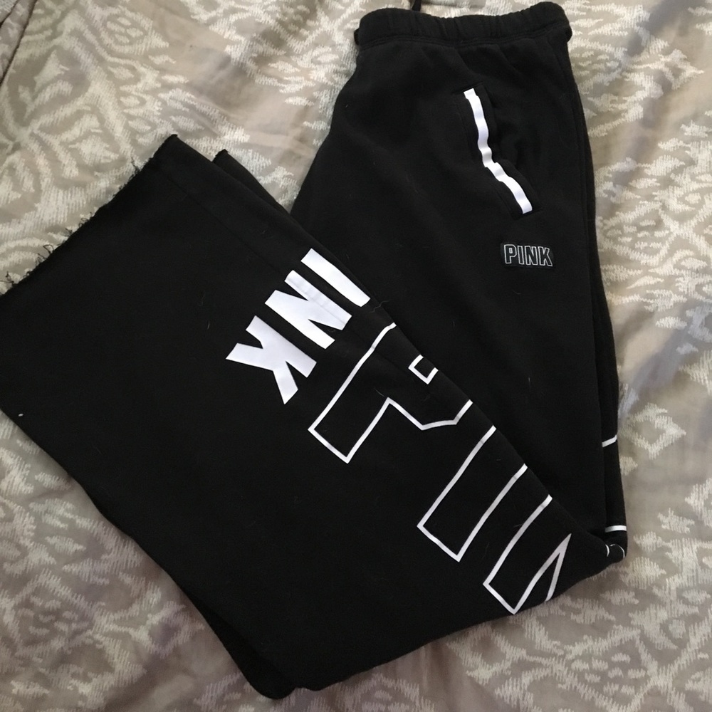Black PINK sweats.