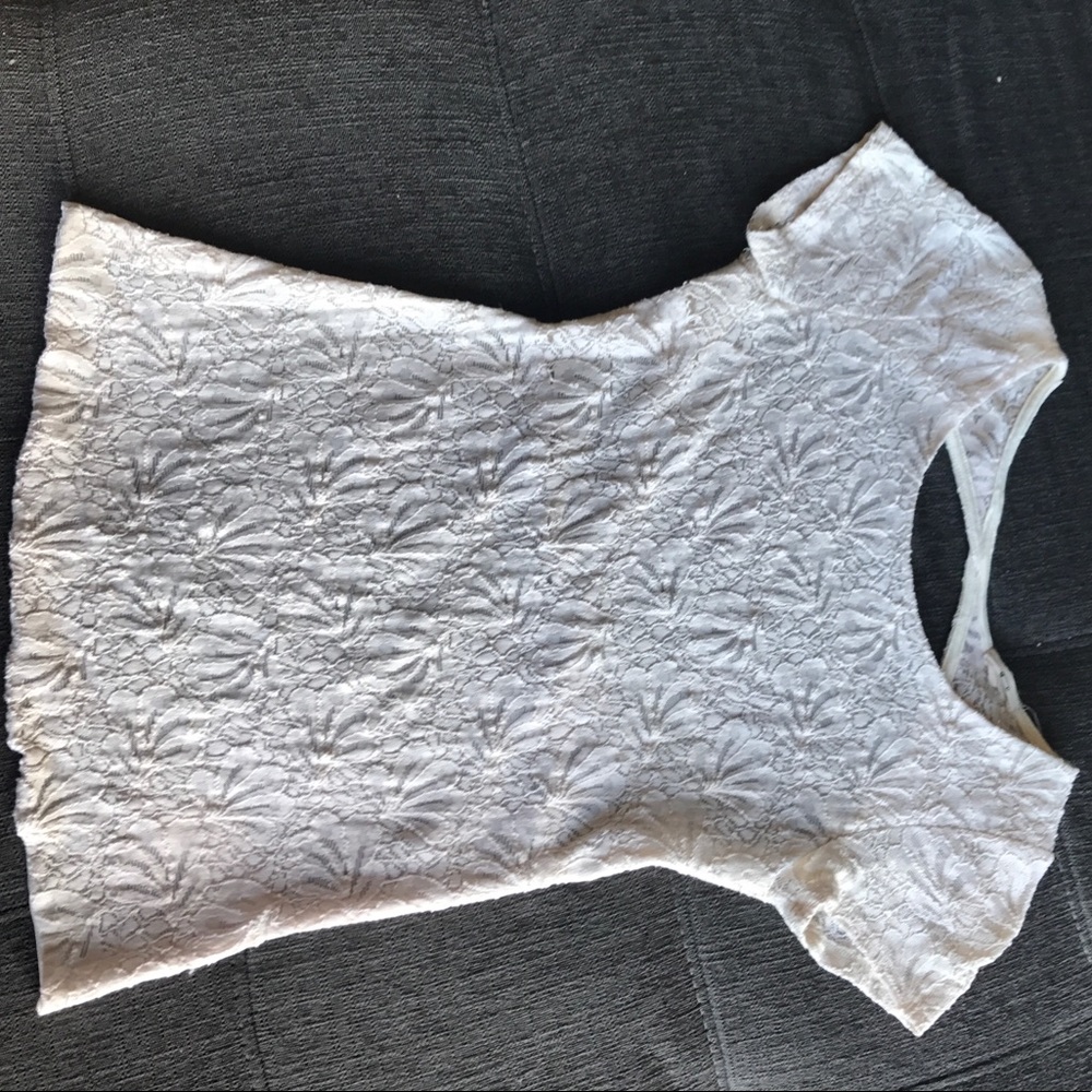 Backless shirt