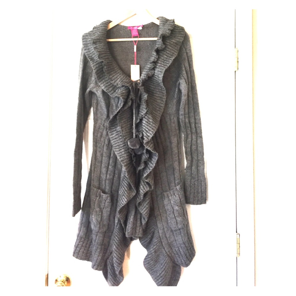 Heather Grey Long Sweater