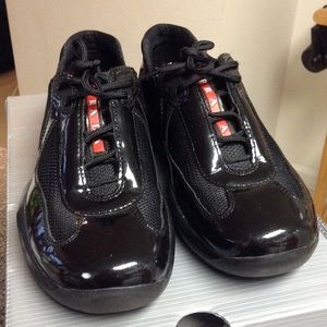Patent Leather Prada sneakers