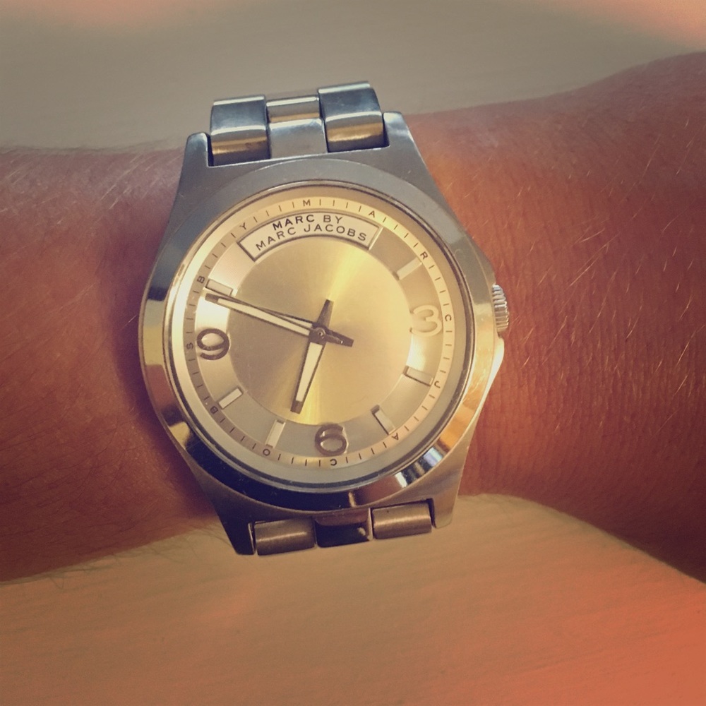 Marc by Marc Jacobs silver watch