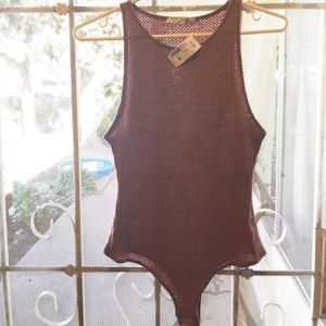 One piece, mauve, NEW , KNITTED