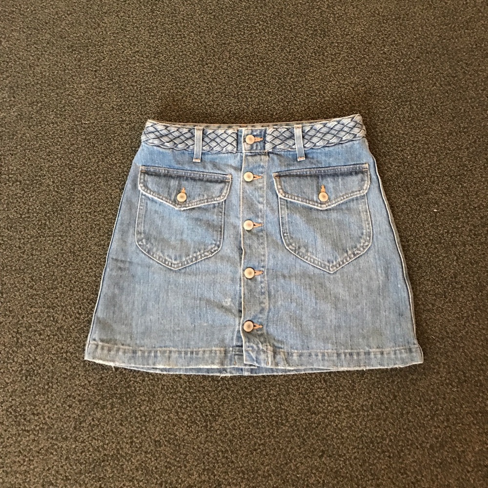 Tularosa jean skirt