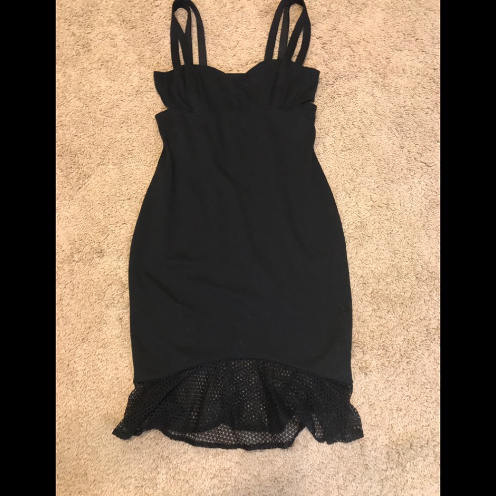 Strappy little black dress.....