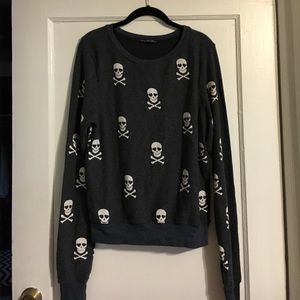 NWT Wildfox Jumper Skull Sweater