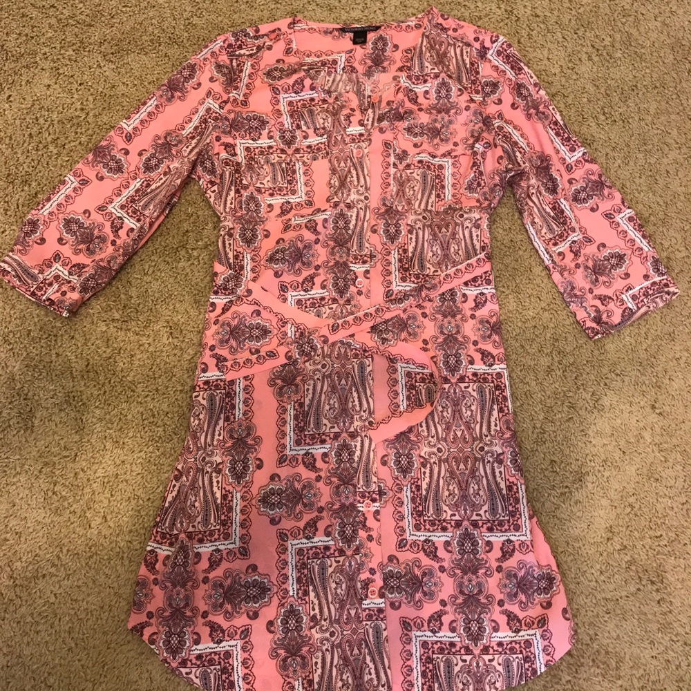 Beautiful print shirt dress......