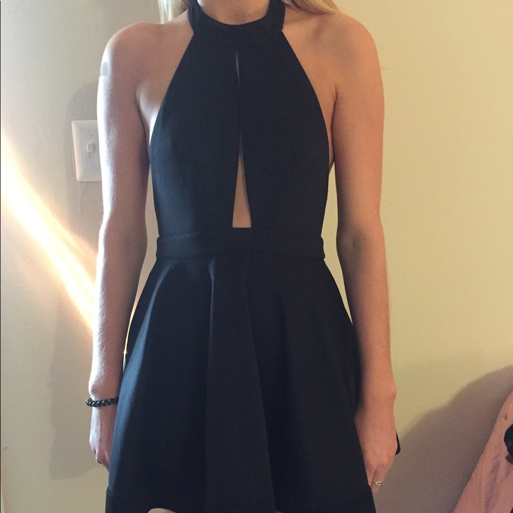 Little black dress.