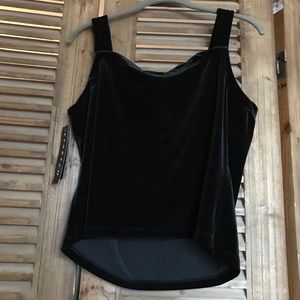 Vintage AGB BYER California Black Velvet Tank