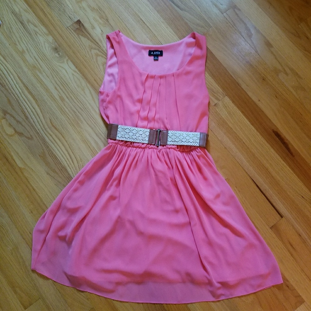 A. Byer Pink Party Dress