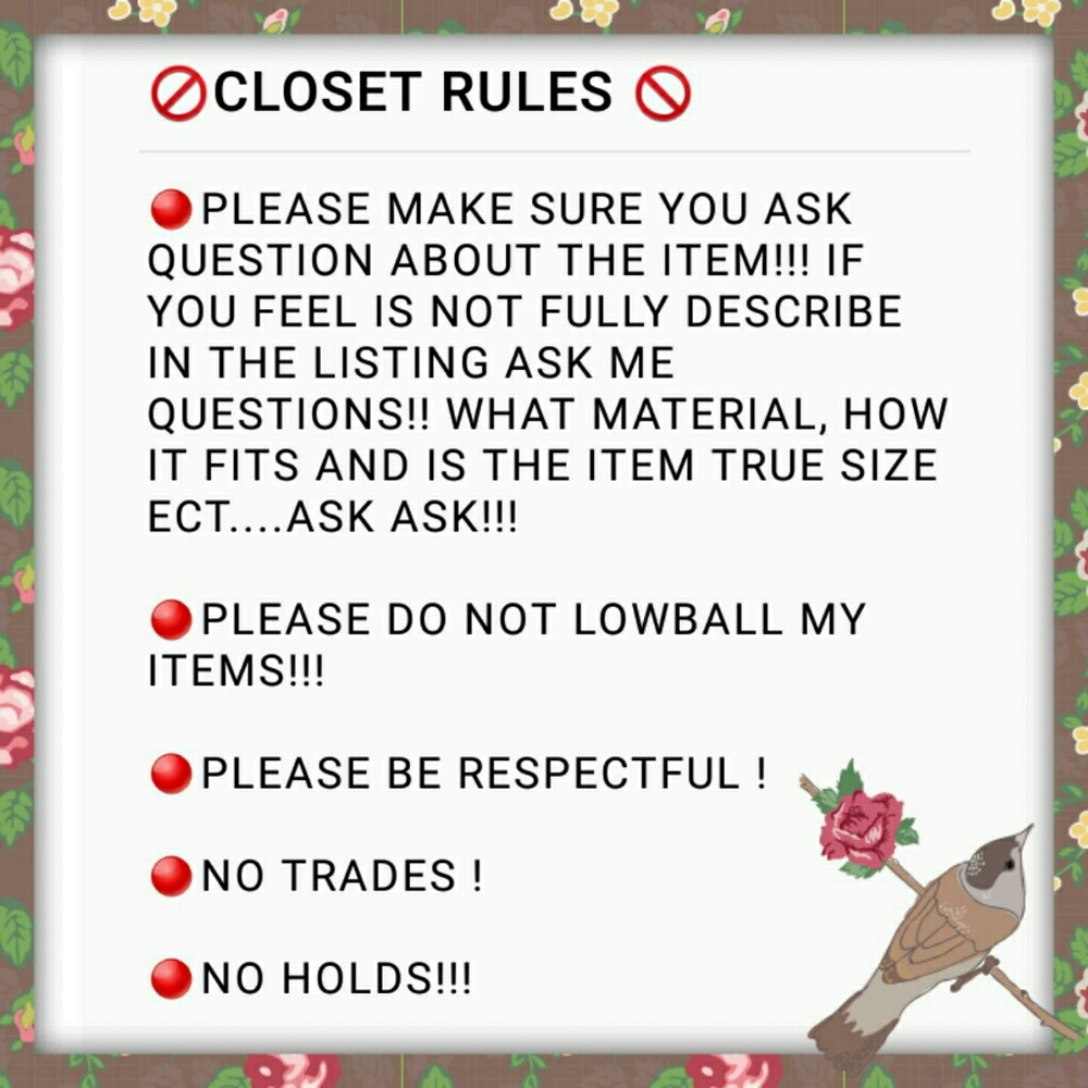 Closet Rules!