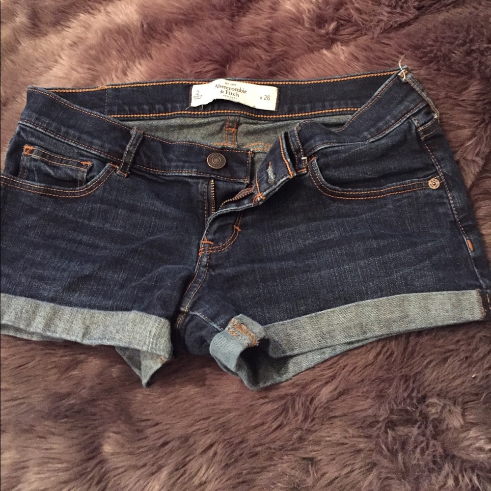Stretch Denim Shorts