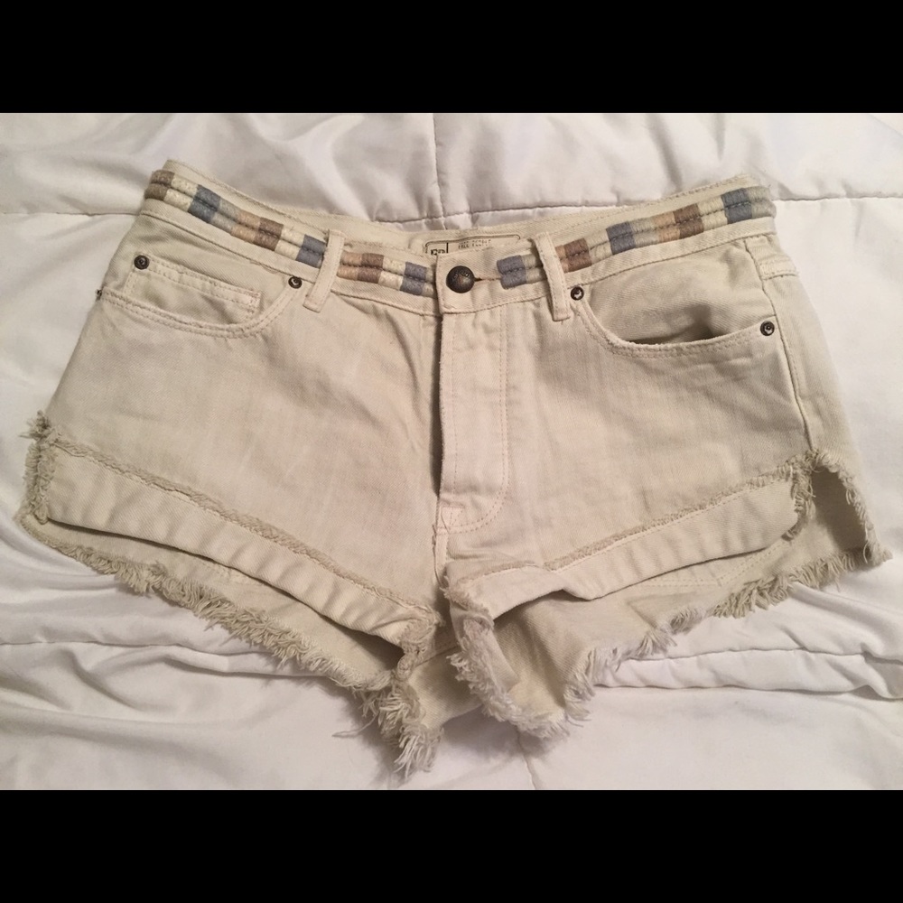 Off white free people cutoff shorts!