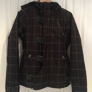 Burton Plaid Dryride Snowboard/Ski Jacket