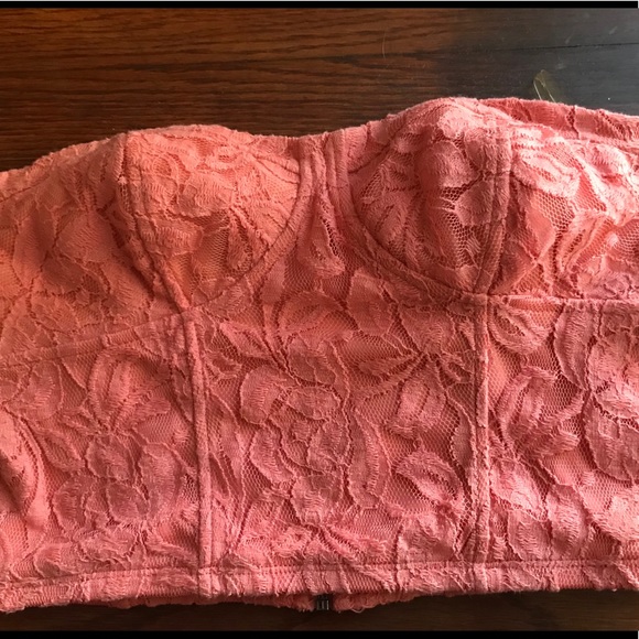 Cropped , Pink , corset - Picture 3 of 5