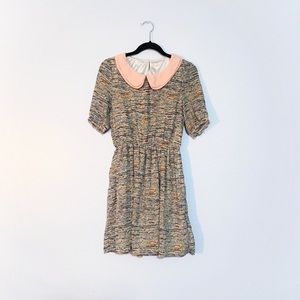 Double layer Peter Pan collar dress