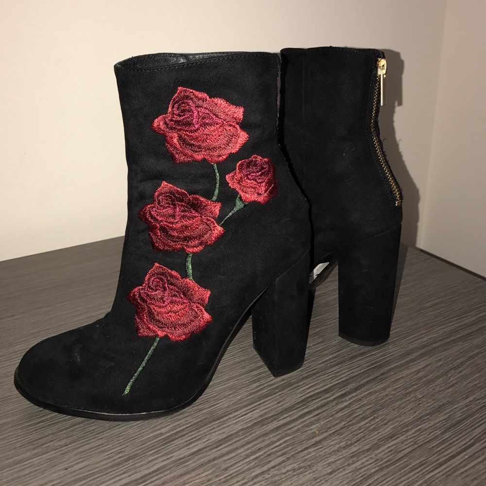 LF Intentionally Black Rosa Suede Boots