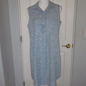 Brand new patterned shirt dress size 8