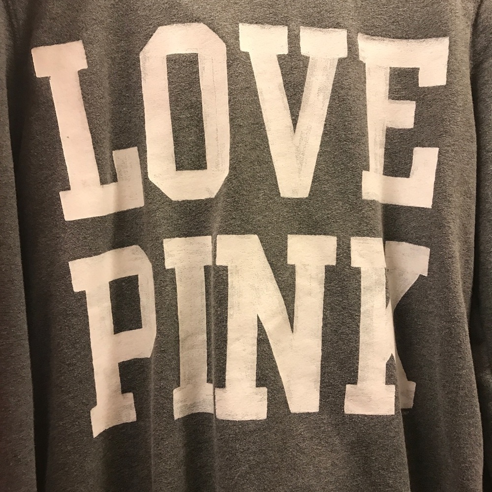 PINK crew sweater