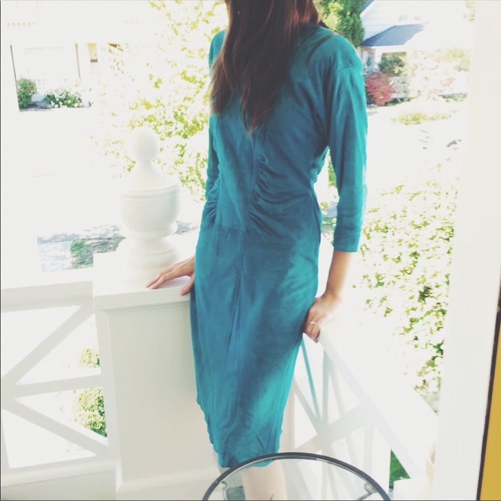 Vintage Suede Dress