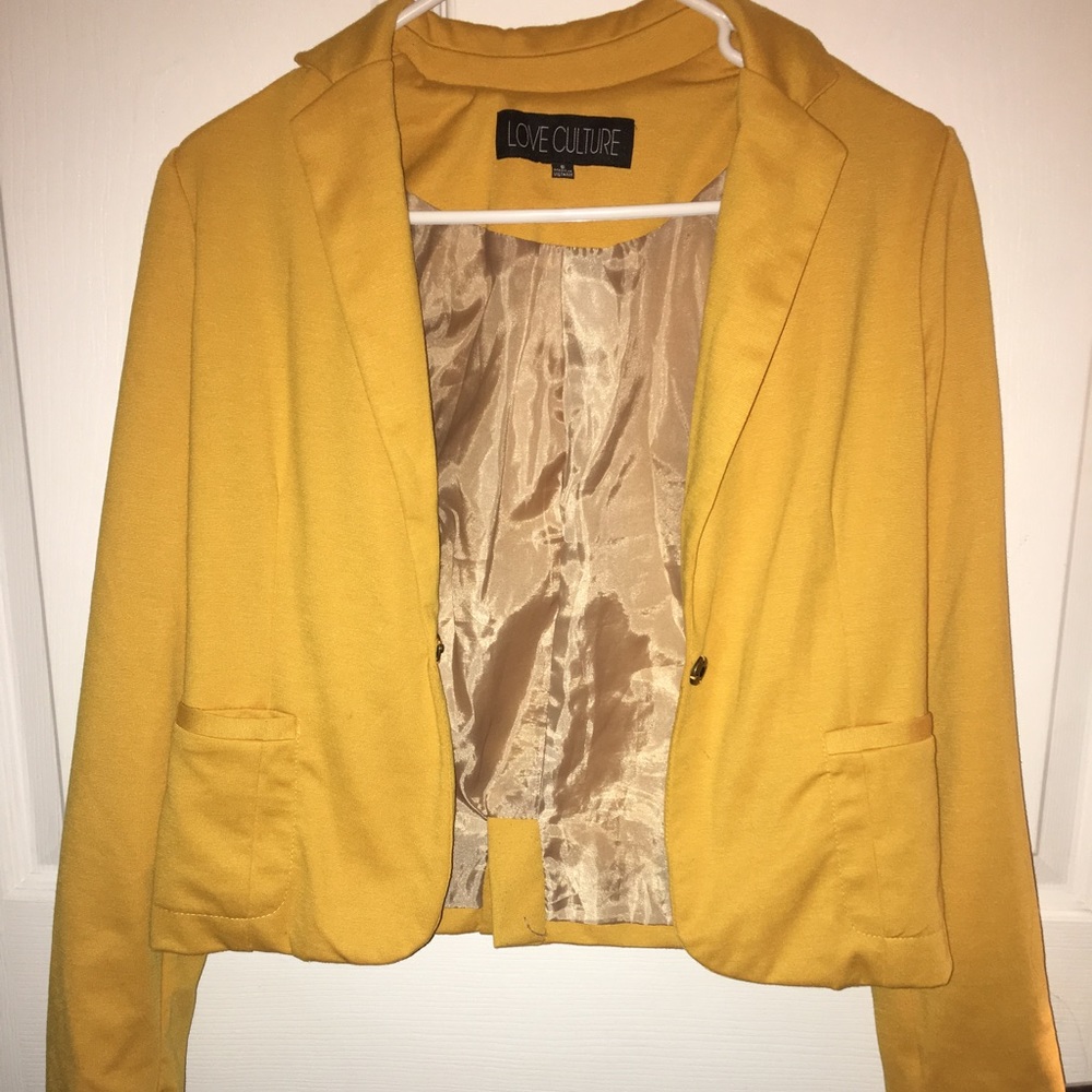 Mustard Blazer
