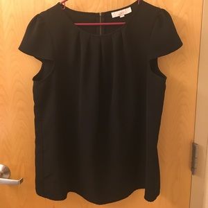 Loft Black Blouse