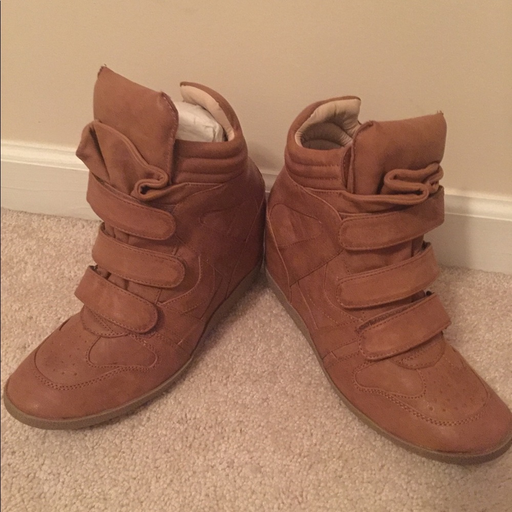 Wedge High Top Shoes