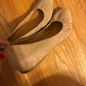 Nude jcrew flats - only worn twice