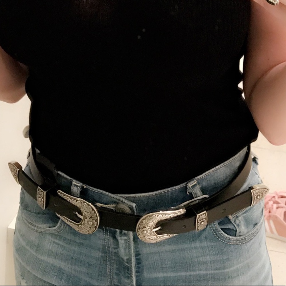 Double buckle belt