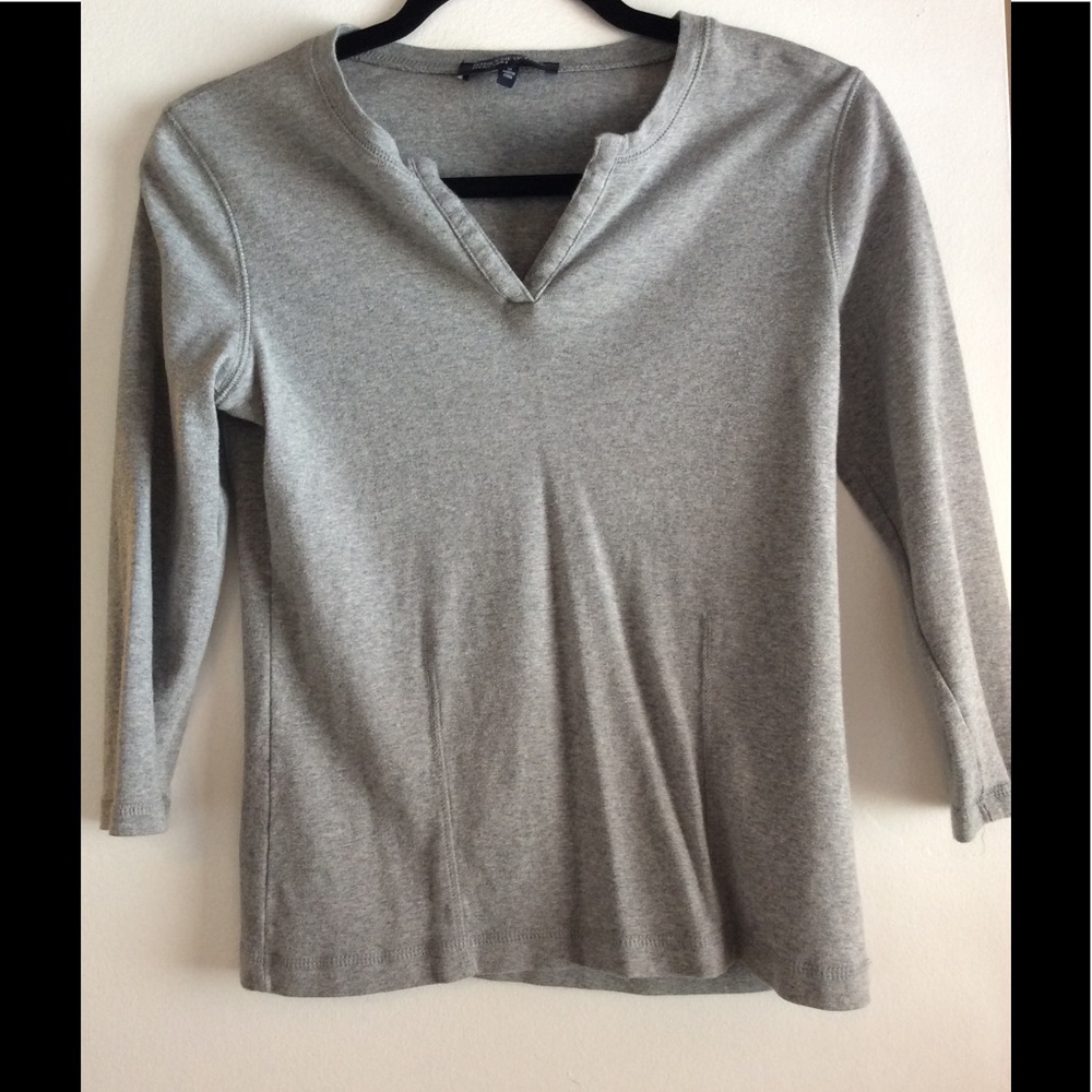 three-quarter sleeve style.