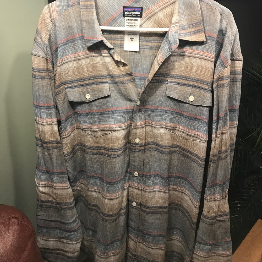 Patagonia organic cotton button-up