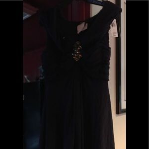 Tadashi purple sleeveless dress