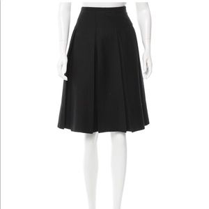 Burberry Pleated Knee Length Skirt