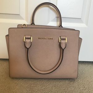 MICHAEL KORS Selma Saffiano Leather Satchel