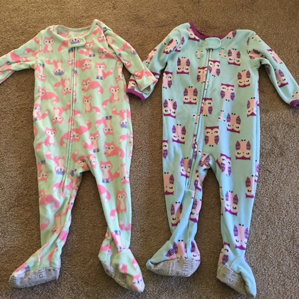2 Footy Pajamas
