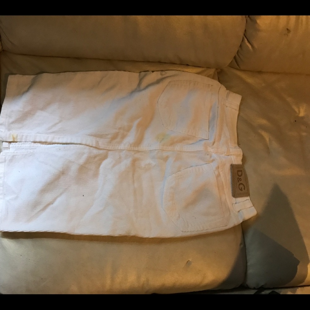 Dolce and Gabbana size 24 corduroy skirt