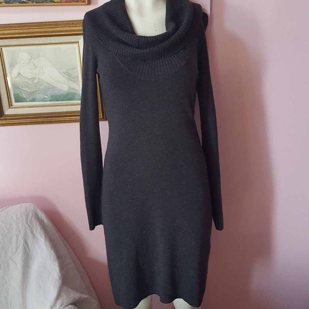Ann Taylor sweater dress with cowl neckline