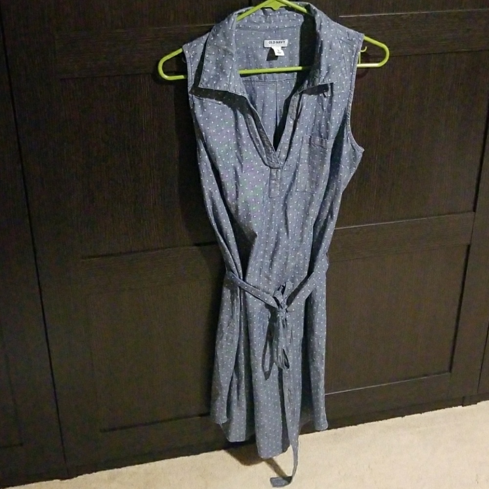 Polka dot medium old navy shirt dress