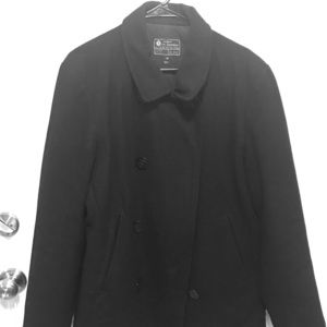 Medium black j crew coat