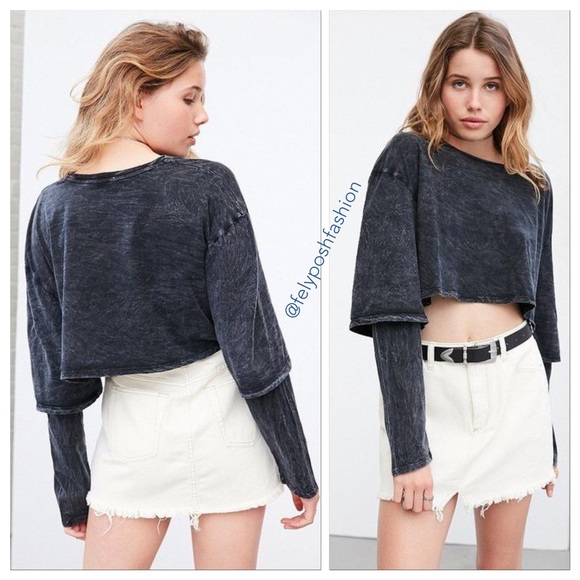 Urban Outfitter Silence + Noise Double Trouble Tee - Picture 2 of 3