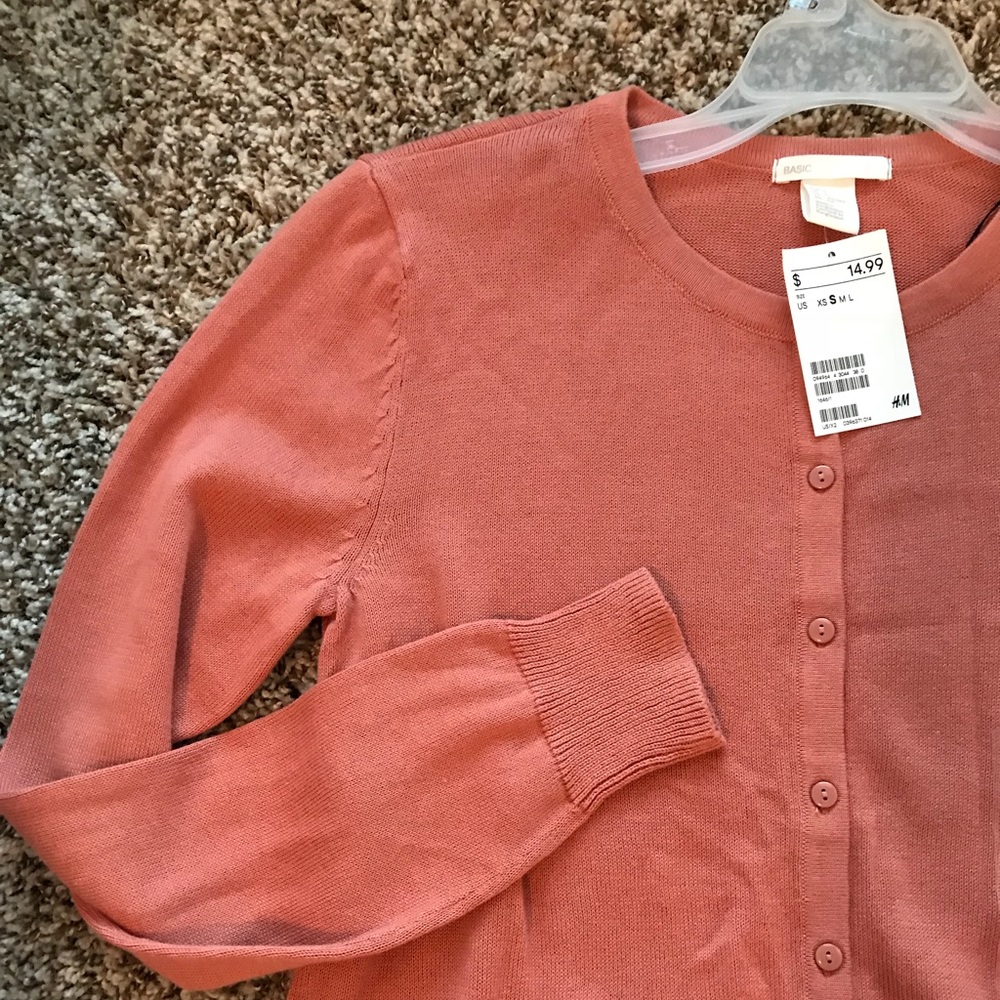 H & M Basic Button-Down Sweater