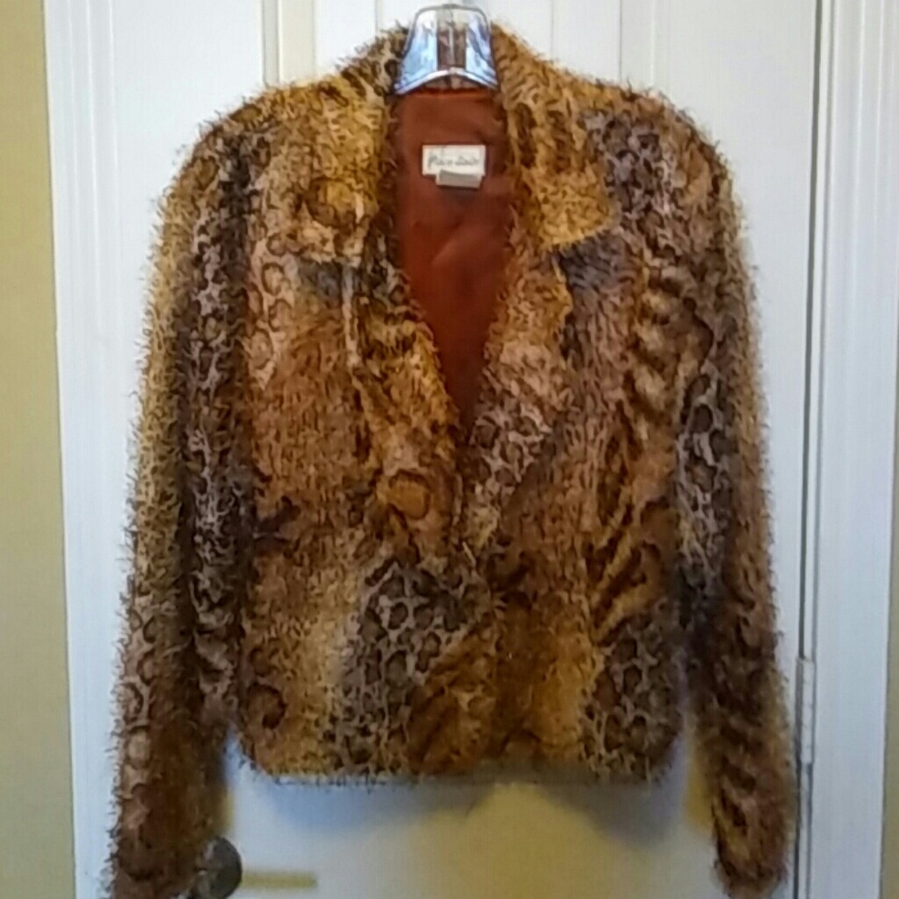 Animal print blazer