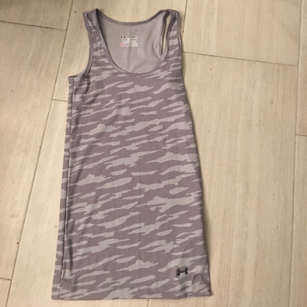Under Armour grey camo tank