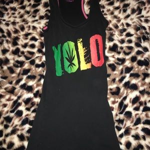 YOLO tank top