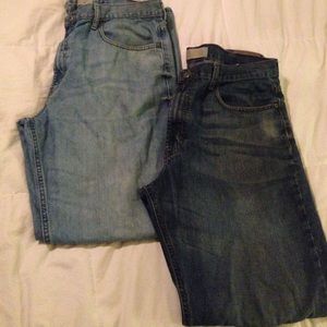 Bundle of men's wrangler jeans