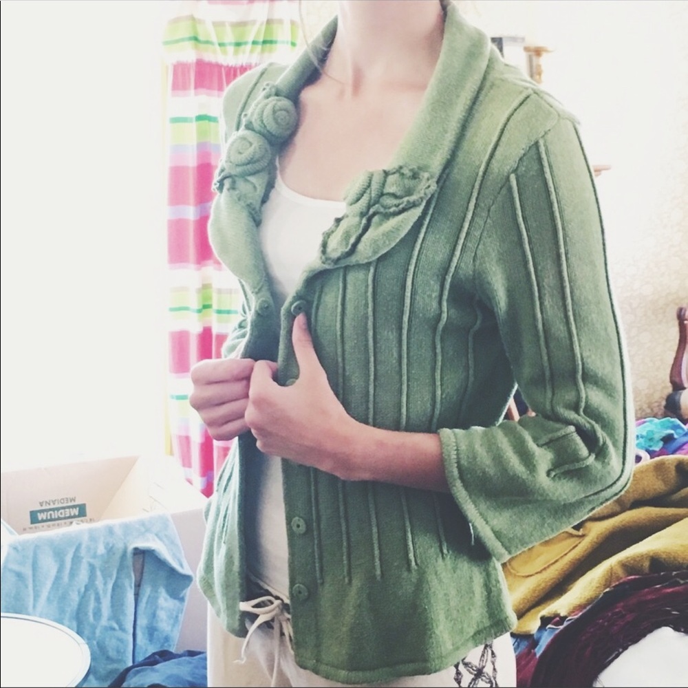 Olive Structured Sweater